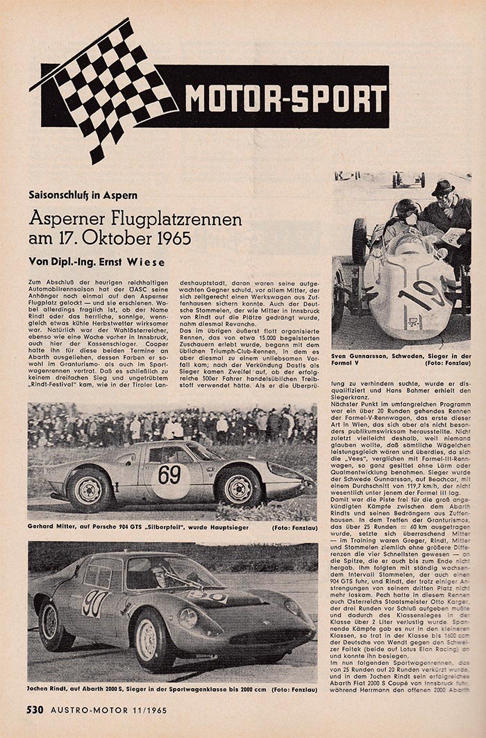 1965 AM 11 Strassenrennen Slugplatz Aspern Bartke Ergebn 700px