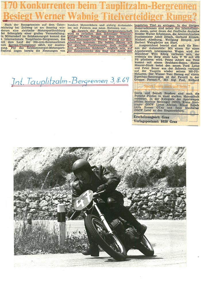 1969 Internationales Tauplitzalm Bergrennen Wabnig 700px
