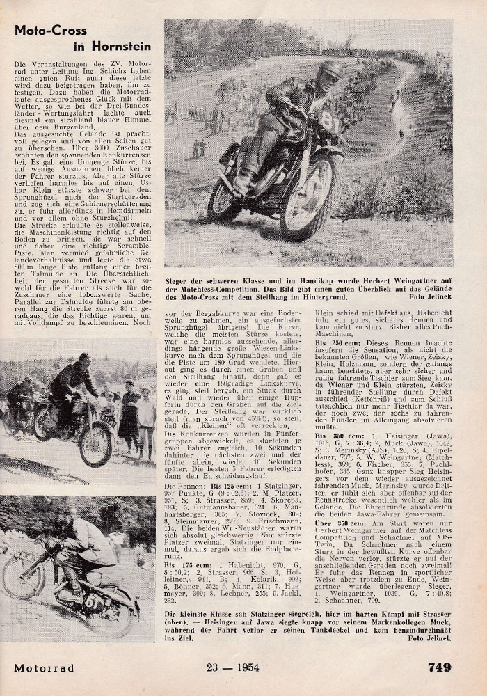 1954 Motocross Hornstein Hei