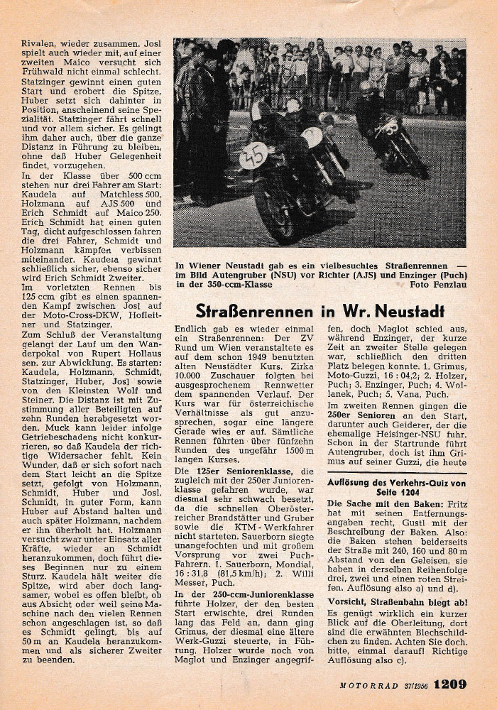 1956 WrNeustadt Strassenrennen S1