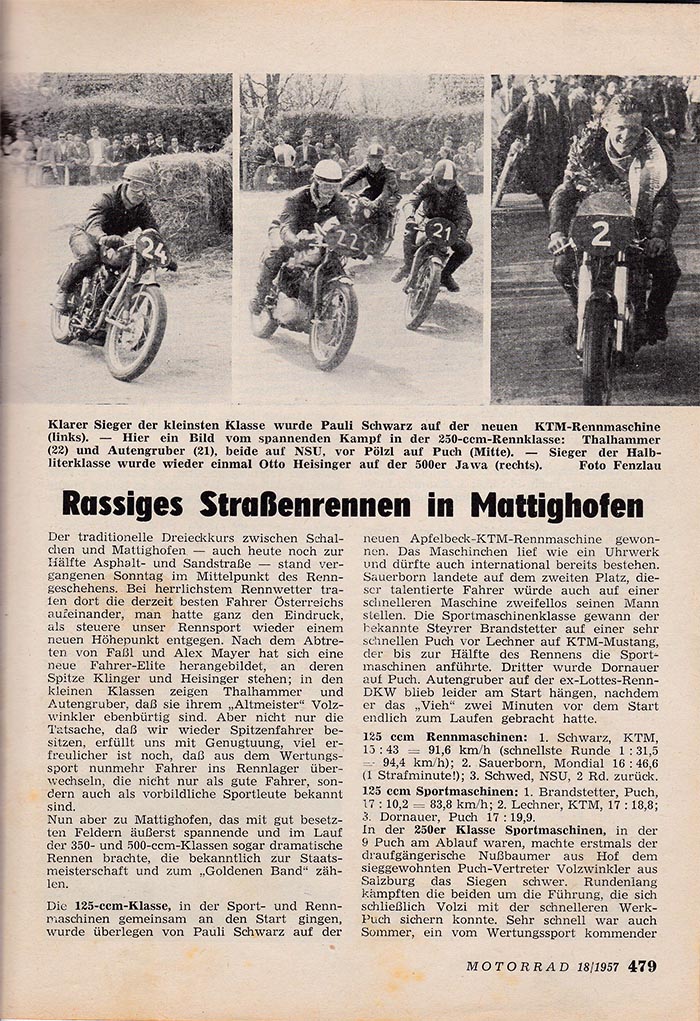 1957 Strassenrennen Mattighofen Hei1